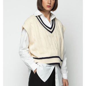 OAK + FORT SWEATER VEST